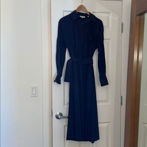 Navy Shirt Dress by Vince